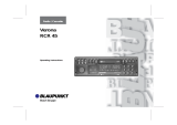 Blaupunkt RCR 45 User manual
