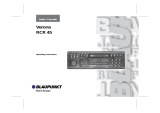 Blaupunkt CAMBRIDGE RCR 45 User manual