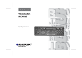 Blaupunkt RCM 85 User manual