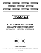 Blodgett KPT-DS User manual