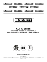Blodgett KLT-G Series User manual