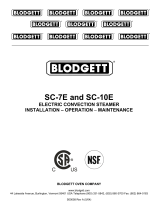 Blodgett SC-10E User manual