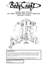 BodyCraft Galena Pro User manual