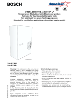 Bosch 250SX User manual