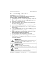 Bosch NWC-0700 User manual