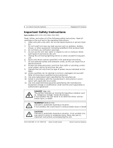 Bosch NWC-0800 User manual