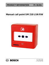 Bosch Appliances Smoke Alarm SM 210 LSN RW User manual