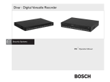 Bosch Divar User manual