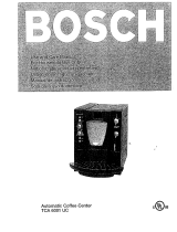 Bosch TCA 6001 UC User manual