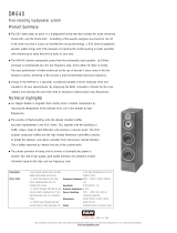 Bowers & Wilkins DM 640 User manual