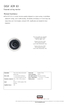 Bowers & Wilkins Powered Ceiling Monitor CASA ACM 60 User manual
