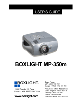 BOXLIGHT MP-350m User manual