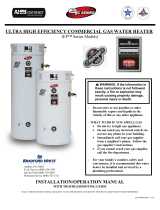 Bradford White ULTRA HIGH EFFICIENCY COMMERCIAL GAS WATER HEATER User manual
