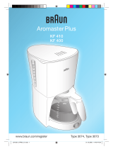 Braun KF 410 User manual