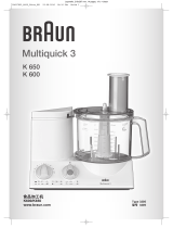 Braun K 600 User manual