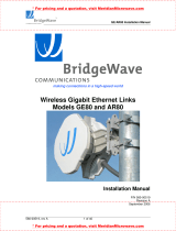 BridgeWave AR80 User manual