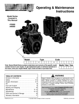 Briggs & Stratton Vanguard 540000 Series User manual