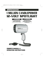 Brinkmann 12-VOLT User manual