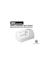 BRK electronic CO3000BN User manual