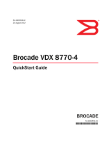 Brocade Communications Systems Brocade VDX 8770-4 User manual