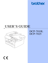 Brother DCP-7025 User manual