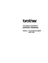 Brother FAX-8650P User manual