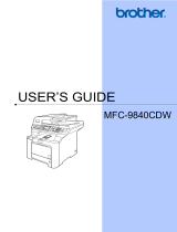 Brother FAX MFC-9840CDW User manual