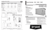 Bryant ASPAS1BBA007 ASPAS1BBA012 ASPAS1BBA015 User manual