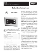 Bryant Legecy Line-RNC Non-Programmable T1-NAC User manual