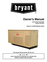 Bryant ASPAS1BBL025 User manual