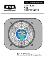 Bryant Quantum Plus CENTRAL AIR CONDITIONER User manual