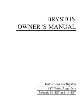 Bryston 4B SST User manual