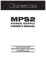 Bryston MPS2 User manual