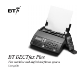 BT DECTfax Plus Fax Machine and digital telephone system User manual