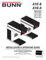 Bunn A10 User manual