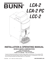 Bunn LCA-2 PC User manual