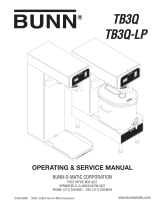 Bunn TB3Q-LP User manual