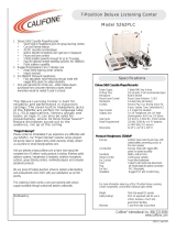 Califone 5262PLC User manual