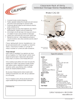 Califone CA2-30 User manual