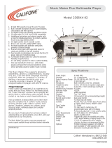 Califone 2395AV-02 User manual