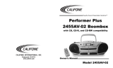 Califone 2455AV-02 User manual