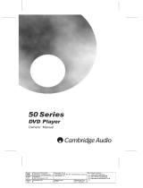 Cambridge Audio DVD53 User manual