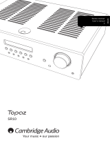 Cambridge Audio TOPAZ SR10 - V3 User manual