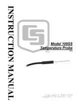 Campbell TEMPERATURE PROBE 109SS User manual