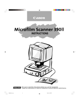 Canon Microfilm Scanner 350II User manual