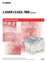 Canon 700 Series User manual