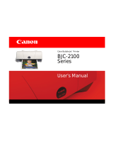Canon BJC-2100 User manual