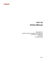 Canon LIDE120 User manual