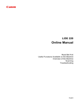 Canon CanoScan LiDE 220 User manual