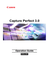Canon Capture Perfect 3.0 User manual